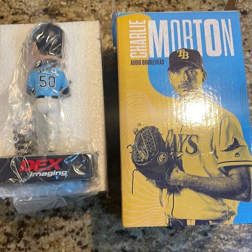 Tampa bay rays 2020 Audio Bobble head series Charlie Morton
